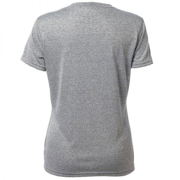 Atayne "Global Love" Women's Short Sleeve Hybrid Top | WT3001_HeatherGray_Back