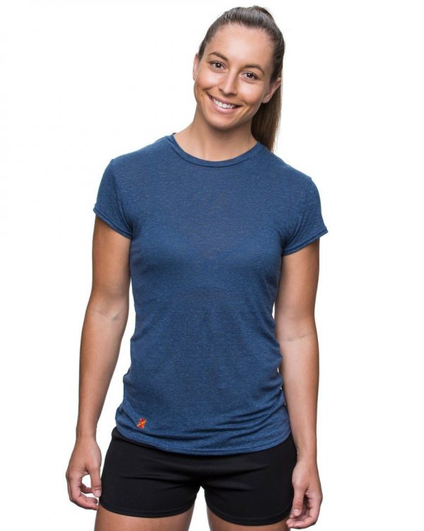Kusaga The Greenest Tee Women | greenest_womens_blue