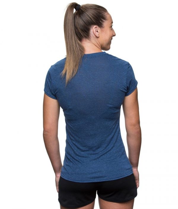 Kusaga The Greenest Tee Women | greenest_womens_blue2