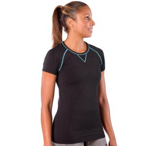 Zensah Run Seamless Short Sleeve Top | zensah_run_seamless_black