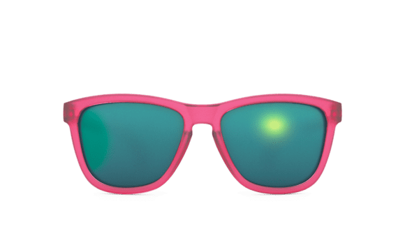 Goodr OG - Flamingos on a Booze Cruise | Goodr Sunglasses OG Bright Pink Front