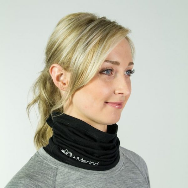 ioMerino Altitude Neck Tube (Black, Pink or Stripe) | IO Necktube Black