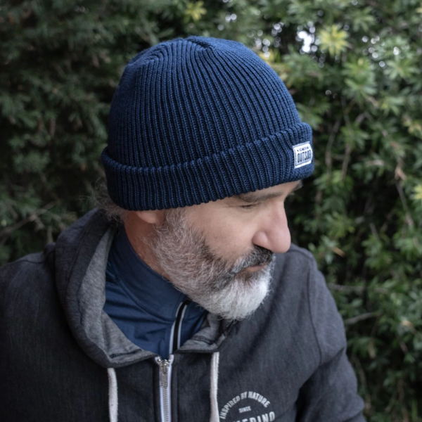 ioMerino Ribbed Beanie (Blue or Charcoal) | ManwearingioMerinoOutsiderbluebeanie_1200x