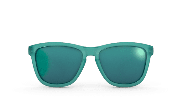 Goodr OG - Nessy's Midnight Orgy | Goodr Sunglasses OG Teal Front