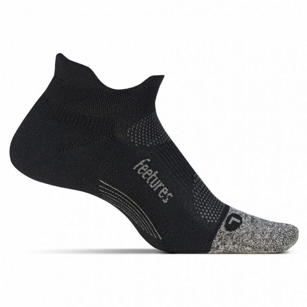 Feetures Elite Lite Cushion No-Show Tab (6 Colours) | Feetures Black