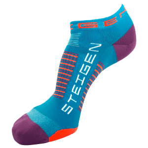 Steigen Zero Length Running Socks (14 Colours) | Blue Zero