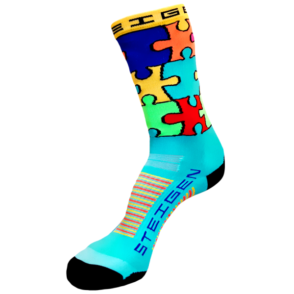 Steigen Three Quarter Length Running Socks (18 Colours) | JigSaw-three-quarte-REV2