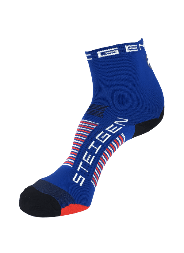 Steigen Half Length Running Socks (22 Colours) | Midnight-Blue-Half-600x825