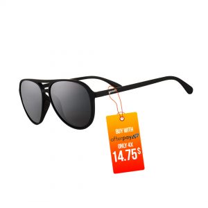 Goodr Mach Gs Aviator – Operation: Blackout | Goodr-Mach-Gs-Aviator-Running-Sunglasses-Operation-Blackout