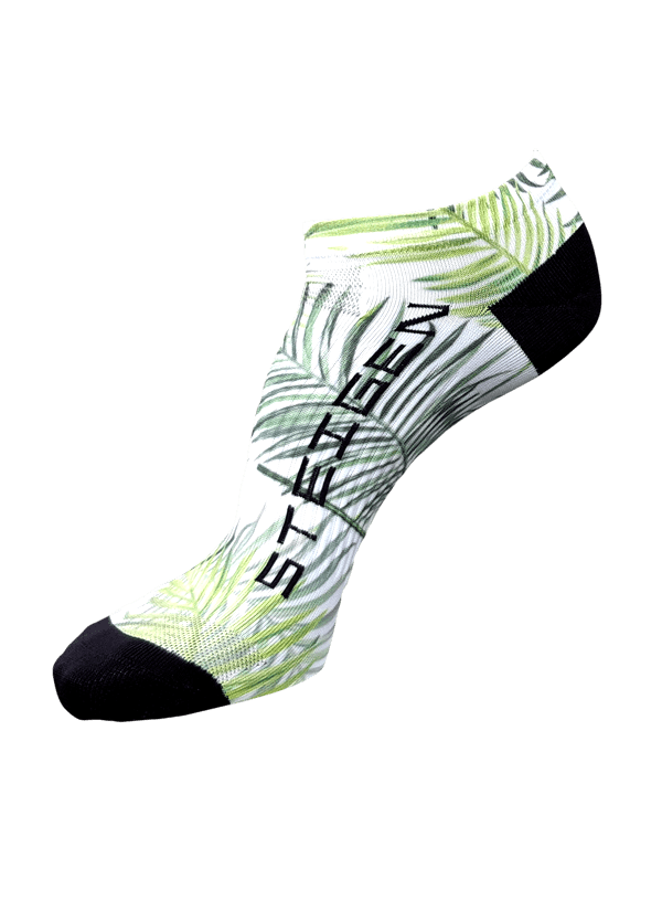 Steigen Zero Length Running Socks (14 Colours) | Palm-Tree-Zero