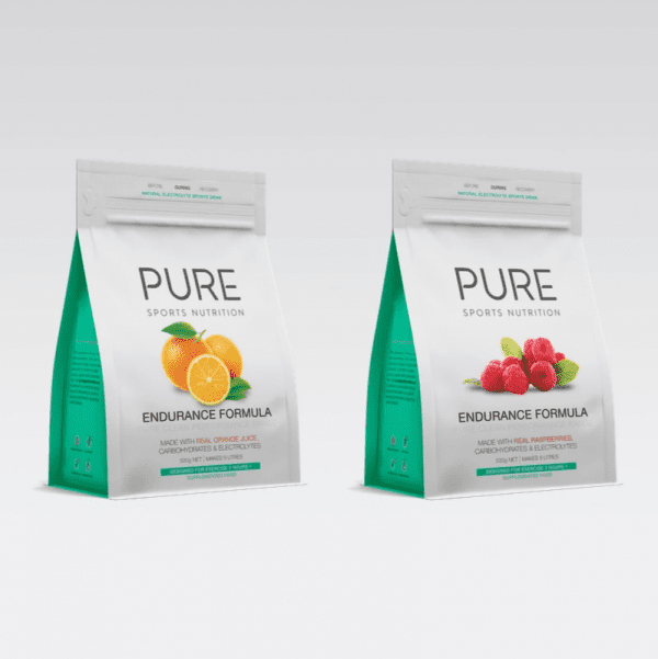 Pure Sports Nutrition Endurance Formula 500G Pouch (2 Flavours) | Endurance Front