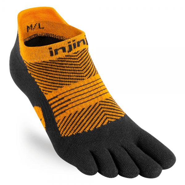 Injinji Womens RUN Lightweight No-Show (6 Colours) | Tiger
