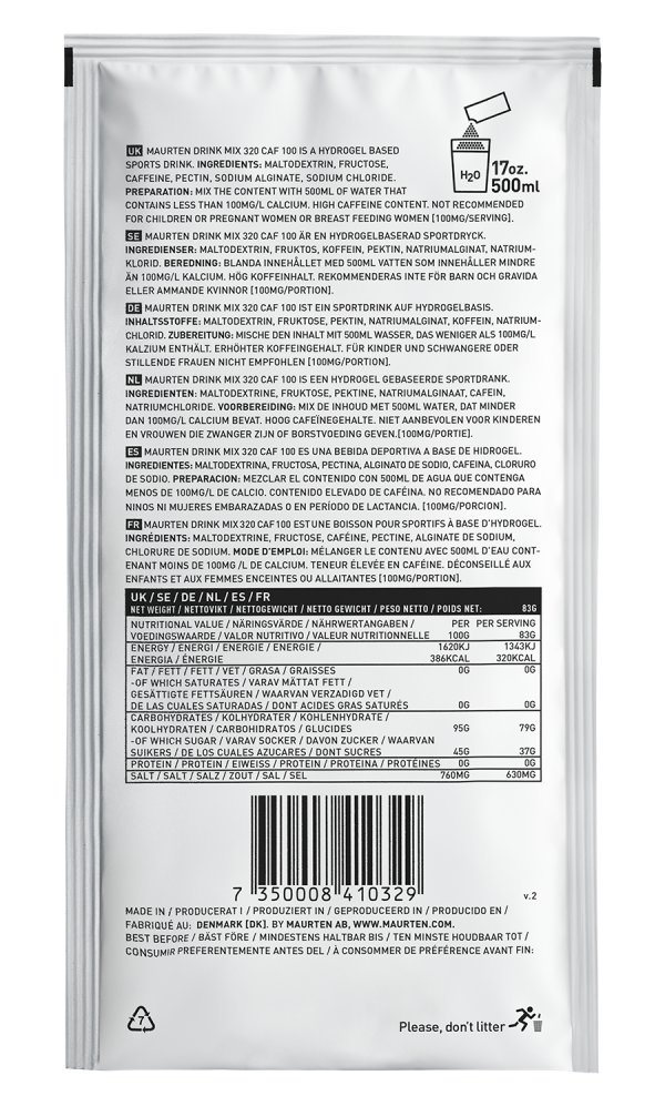 Maurten Drink Mix 320 Caff 100 | 2_Maurten_DrinkMix320_Caf100_Back
