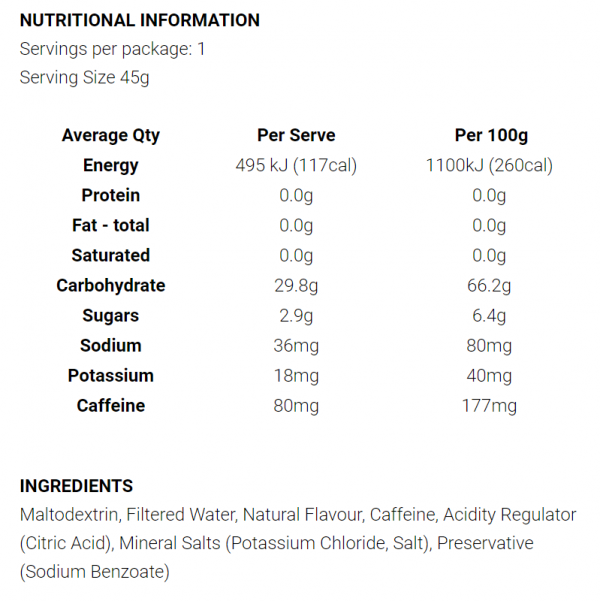 Koda Nutrition Energy Gels (8 Flavours) | Non Caffeine