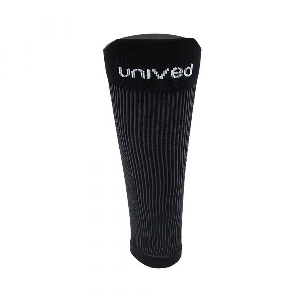 Unived Calf Compression Sleeves (2 Colours) | UNIVED-CALF-COMPRESSION-SLEEVE-VEGAN-BLACK-FRONT