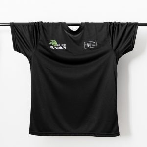 Pure Running x Compressport Performance Tees (2 Colours) | PR Black