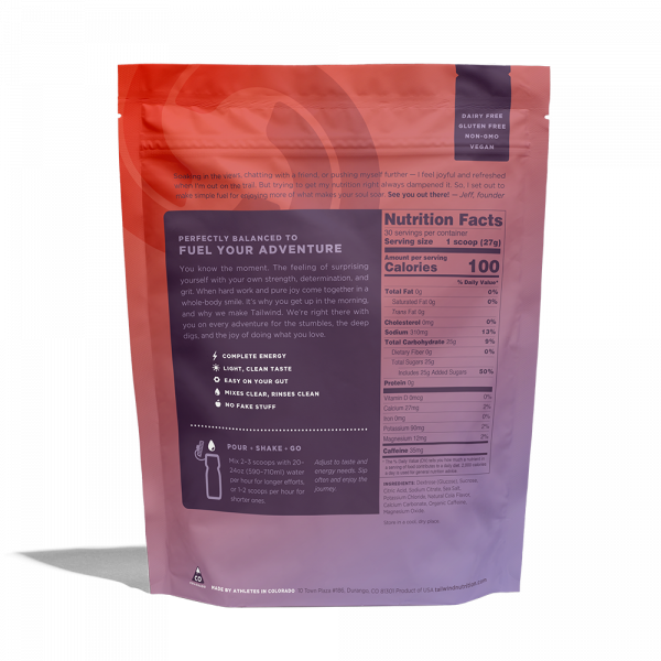 Tailwind Nutrition Endurance Fuel - 30 Servings (9 Flavours) | TW_End_Cola_SM_SUP_Back