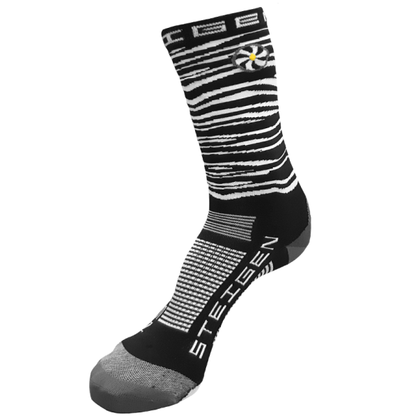 Steigen Three Quarter Length Running Socks (18 Colours) | Zebra-three-quarter