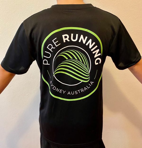 Pure Running x Compressport 2021 Performance Tees (Mens, Womens and Kids) | Kids Back