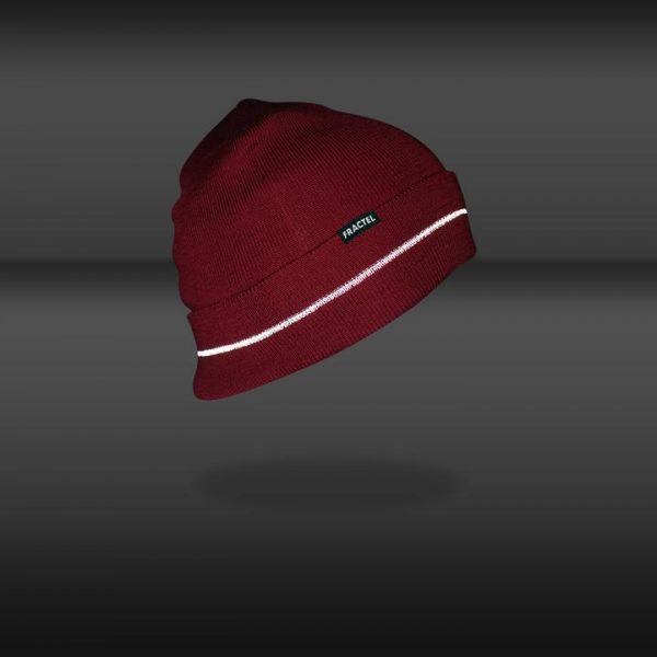 Fractel Merino Beanie “Merlot” Edition | BEANIE_MERLOT_FRONTANGLE_REFLECT_720x