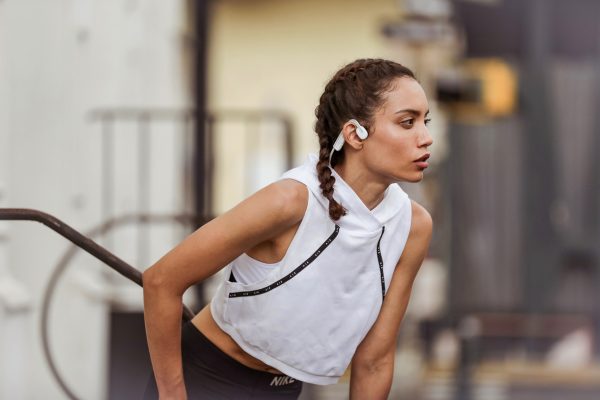 Aftershokz Openmove Wireless Bluetooth Headphones - Alpine White | 15708_lQp1b_original