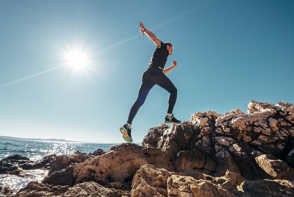 uphill running
