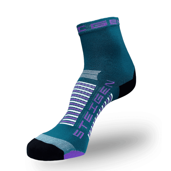 Steigen Half Length Running Socks (22 Colours) | Emerald-Half