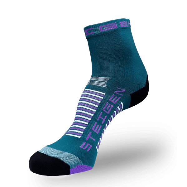 Steigen Half Length Running Socks (22 Colours) | Emerald-Half