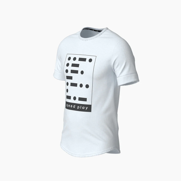 Ciele Men’s NSBTShirt – Speed Play – Trooper | CLNSBTSPY-WH001_NSBTShirt-SpeedPlay-Trooper_2023_D2_PROLL
