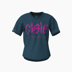 Ciele Women’s WNSBTShirt - Full Athletics Zebra - Radio River | CLWNSBTFAZ-TL001_WNSBTShirt-FullAthleticsZebra-RadioRiver_2023_D2_FRNTL