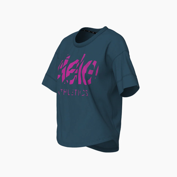 Ciele Women’s WNSBTShirt - Full Athletics Zebra - Radio River | CLWNSBTFAZ-TL001_WNSBTShirt-FullAthleticsZebra-RadioRiver_2023_D2_PROLL