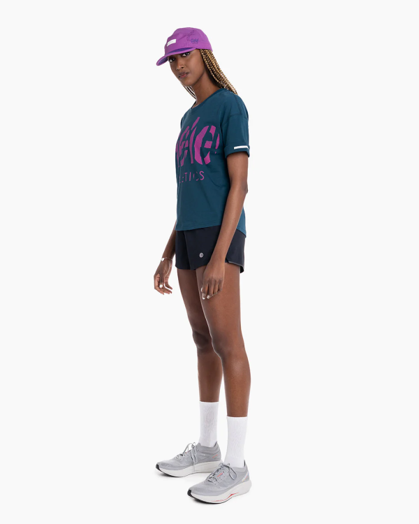Ciele Women’s WNSBTShirt - Full Athletics Zebra - Radio River | CLWNSBTFAZ-TL001_WNSBTshirt-FullAthleticsZebra-RadioRiver_2023_D2_STUD2