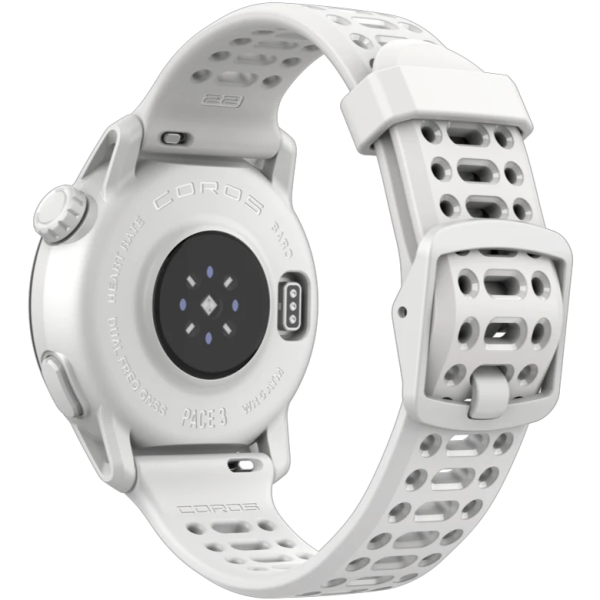 Coros Pace 3 Premium GPS Sports Watch (10 Variants) | PACE_3_White_with_Silicone_Band5_928x928
