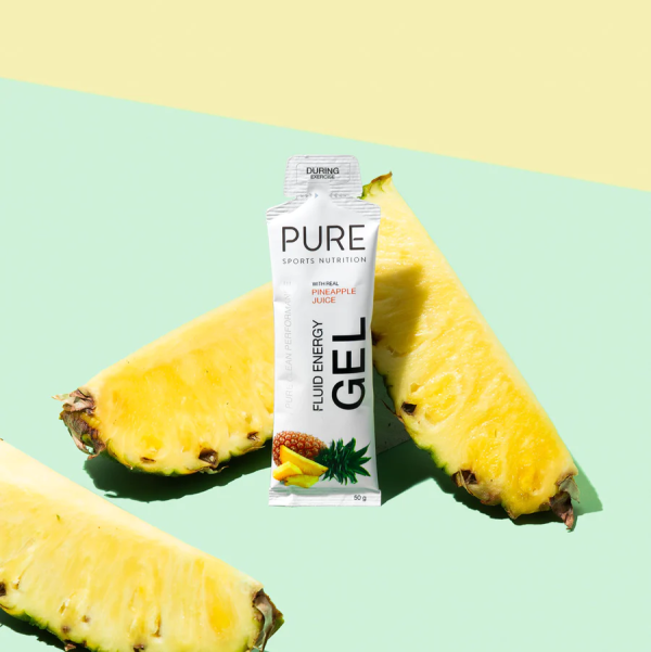Pure Fluid Energy Gels (8 Flavours) | Pure_FluidGEL_Pineapple_Juice_L